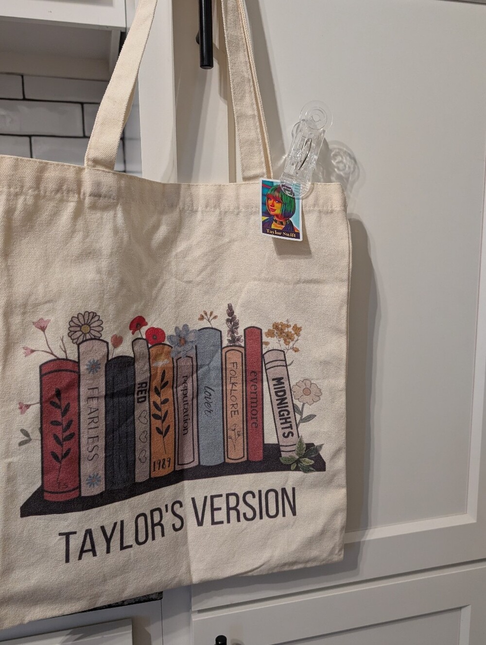 Taylor Swift Canvas Bag Sticker Bundle